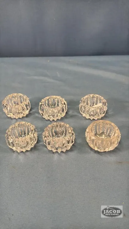 (6) GLASS SALT CELLS