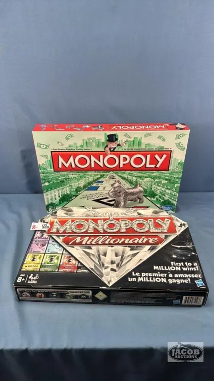 (2) MONOPOLY GAMES