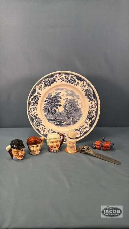 ASSORTED LOT ON 11IN ROYAL TUDOR PLATE
