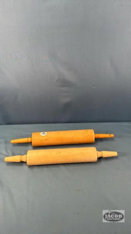 (2) 16IN WOODEN ROLLING PINS