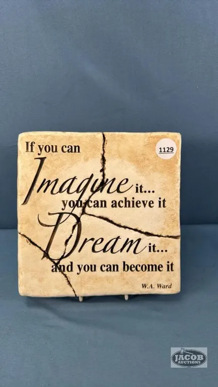 RESIN PLAQUE "IF YOU CAN IMAGINE IT"
