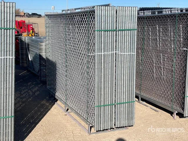 Quantity of (20) 2026 GLCF1006 10 ft x 6 ft Chain Link Temporary Site Fence (Unused)