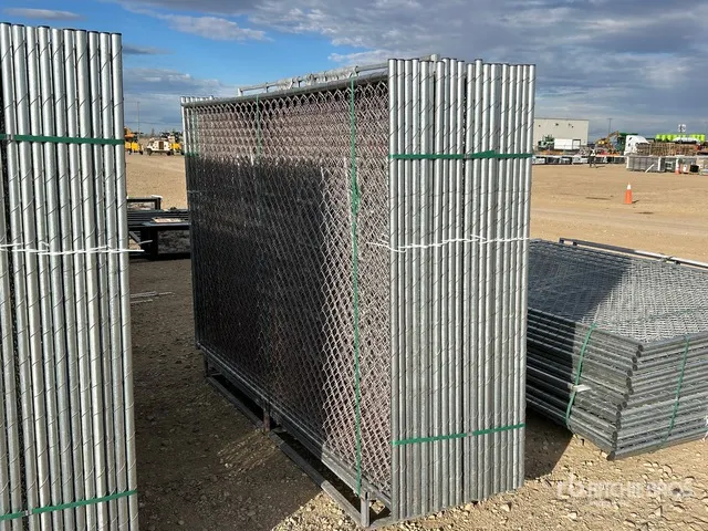 Quantity of (20) 2026 GLCF1006 10 ft x 6 ft Chain Link Temporary Site Fence (Unused)