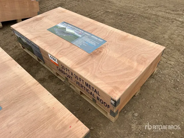2026 AGR-MC2030 20 ft x 30 ft x 12 ft Steel Carport (Unused)