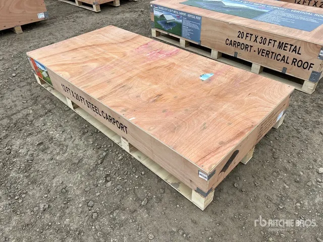 2026 Agriquip CP1220 12 ft x 20 ft x 9 ft Carport (Unused)