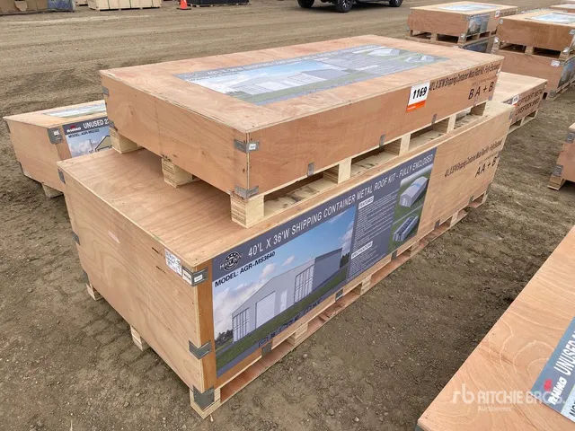 2026 AGR-CR4036E 36 ft x 40 ft x 14 ft 4 in Enclosed Container Shelter (Unused)