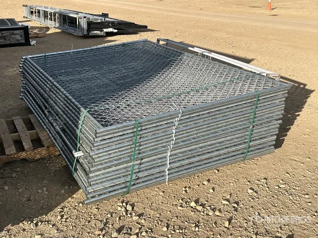 Quantity of (20) 2026 GLCF1006 10 ft x 6 ft Chain Link Temporary Site Fence (Unused)