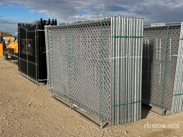 Quantity of (20) 2026 GLCF1006 10 ft x 6 ft Chain Link Temporary Site Fence (Unused)