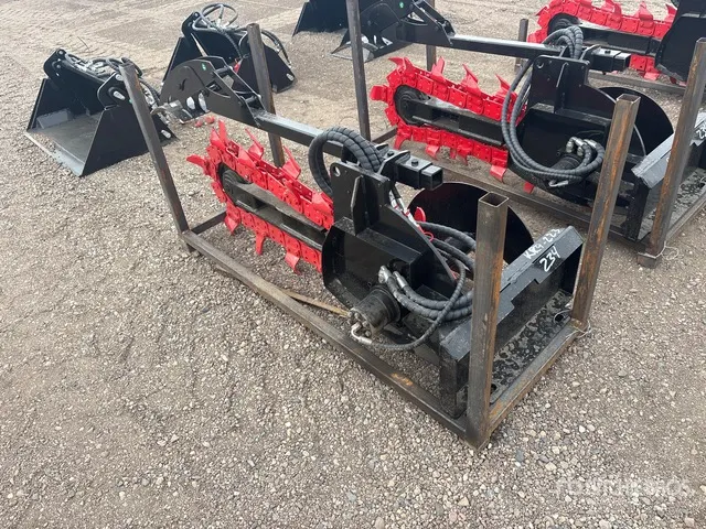 2026 GIYI X380 24 in Mini Skid Steer Trencher (Unused)
