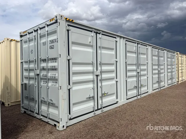 2026 40 ft High Cube Multi-Door Storage Container