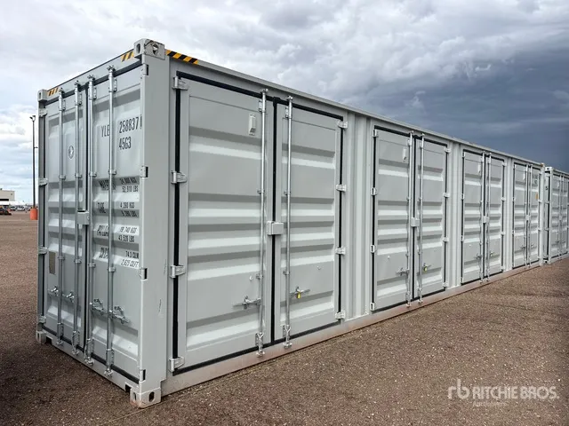 2026 40 ft High Cube Multi-Door Storage Container
