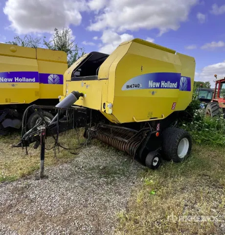2006 New Holland BR740A Presse A Balles Rondes 1 Essieu S/A Round Baler