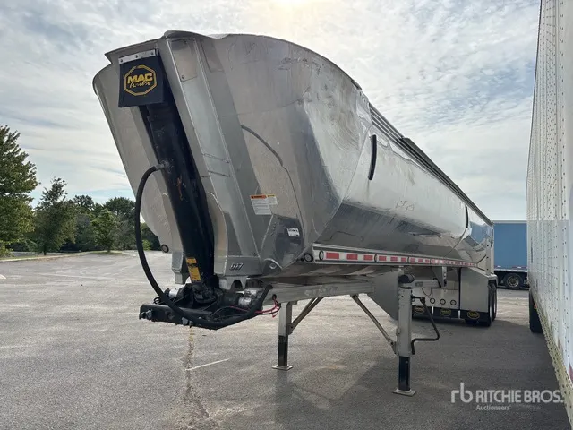 2024 MAC 40 ft T/A Aluminum End Dump Trailer