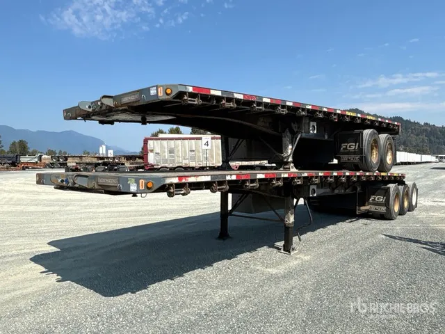 2014 Lode King 32 ft Tri/A Super B-Train Lead Flatbed Trailer