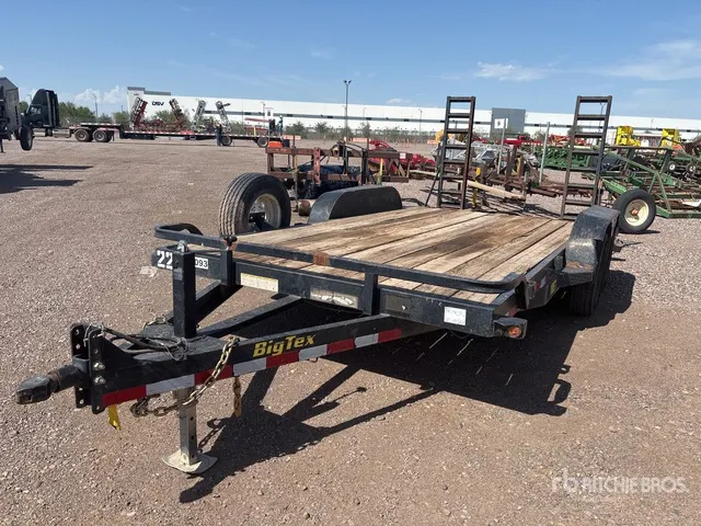 2014 Big Tex 10ET-16BK 16 ft T/A Equipment Trailer