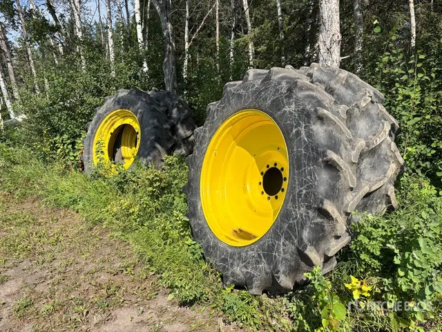 Quantity of (4) Goodyear 520/85R46 Tires - Fits John Deere 8285R