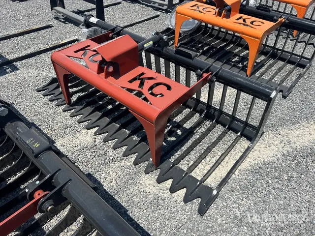 2025 Kit Containers QT-SG-S76-V3 76 in Skeleton Skid Steer Grapple (Unused)