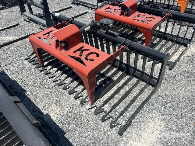 2025 Kit Containers QT-SG-S76-V3 76 in Skeleton Skid Steer Grapple (Unused)