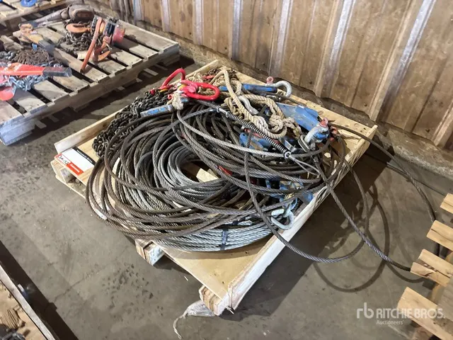 Quantity of Cable Slings & Chain Slings Rigging