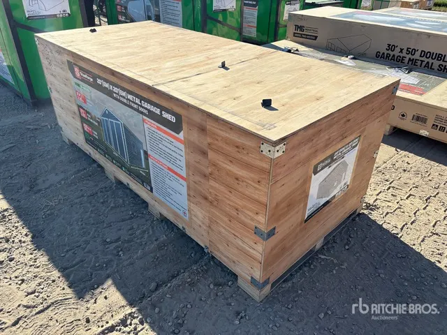 StanForge MS2020 20 ft x 20 ft Metal Garage Shed (Unused)