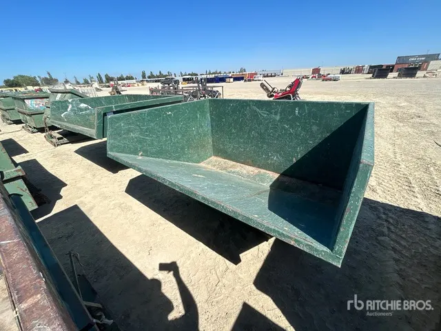 Quantity of (2) 6 ft 11 in Self-Dumping Hopper