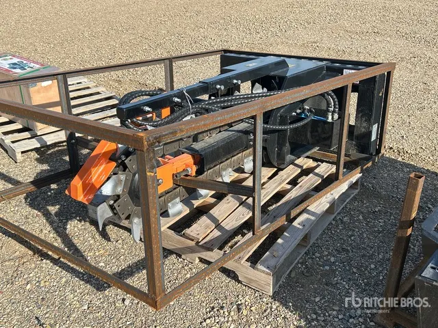 2026 Mower King ECSSCT72 48 in Skid Steer Trencher (Unused)
