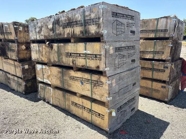 (4) 2024 Valley Pioneer MSC1220F livestock sheds