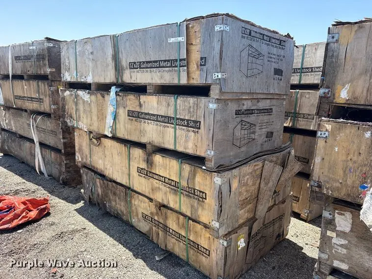 (4) 2024 Valley Pioneer MSC1220F livestock sheds