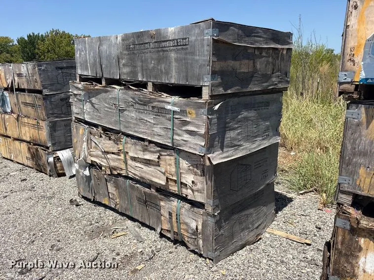(4) 2024 Valley Pioneer MSC1220F livestock sheds