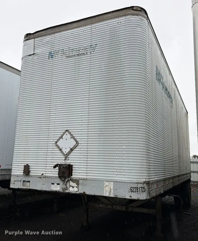 Fruehauf dry van trailer