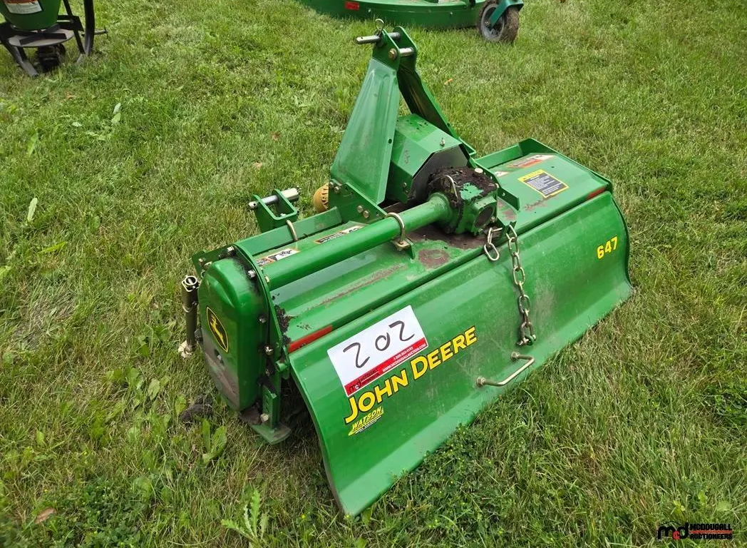 John Deere 647 Rotary Tiller Attachment
UNRESERVED