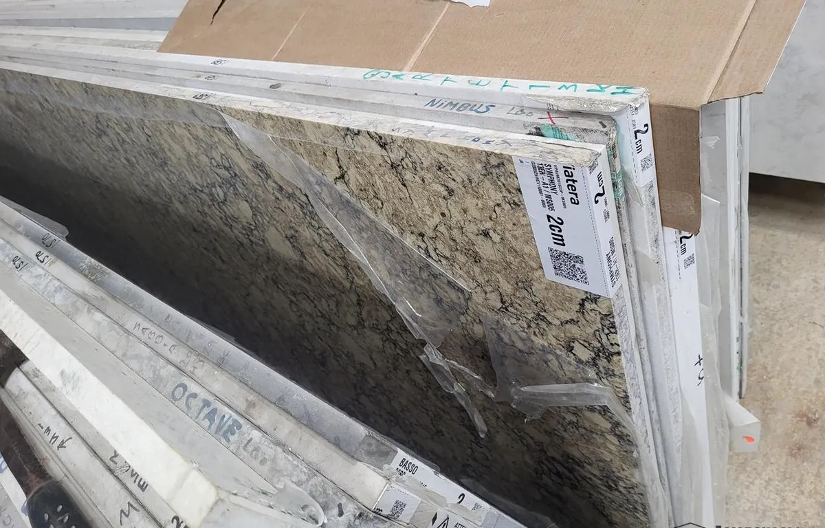 (4) Assorted 1/2 Sized Quartz Slabs
UNRESERVED