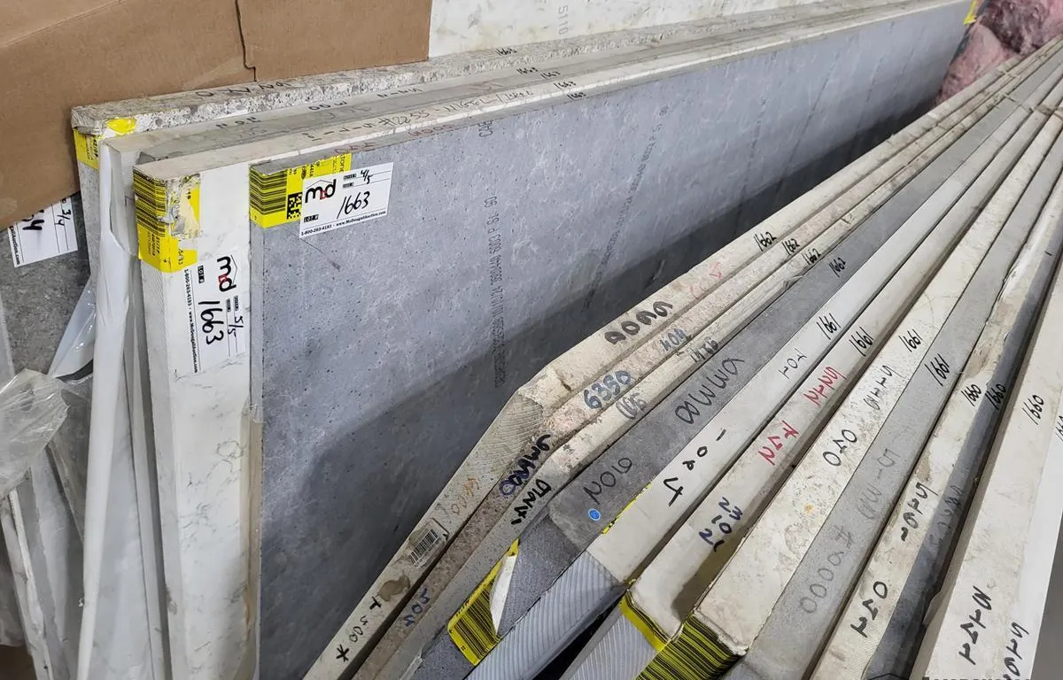 (5) Assorted 1/2 Sized Quartz Slabs
UNRESERVED