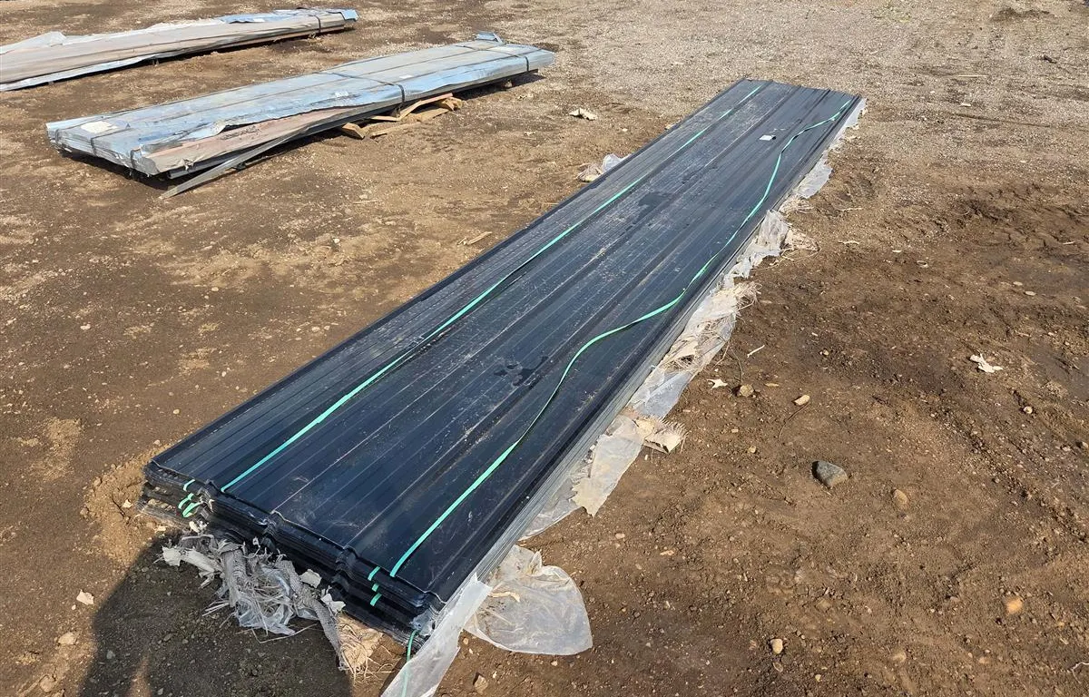 18' Black Corrugated Steel Sheets
UNRESERVED