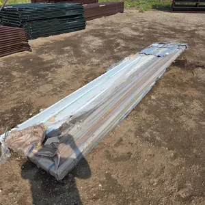 (150) 16' White Corrugated Steel Sheets
 UNRESERVED