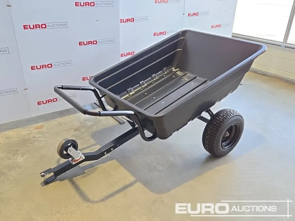 Unused 2026 400kg/200L Towable Tipping Barrow to suit ATV, 6.50-8 Pneumatic Tyres