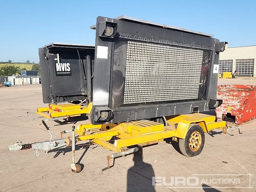 American Signal Co Solar Powered Single Axle VMIS Sign