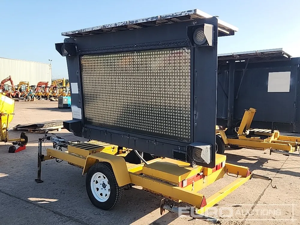 American Signal Co Solar Powered Single Axle VMIS Sign