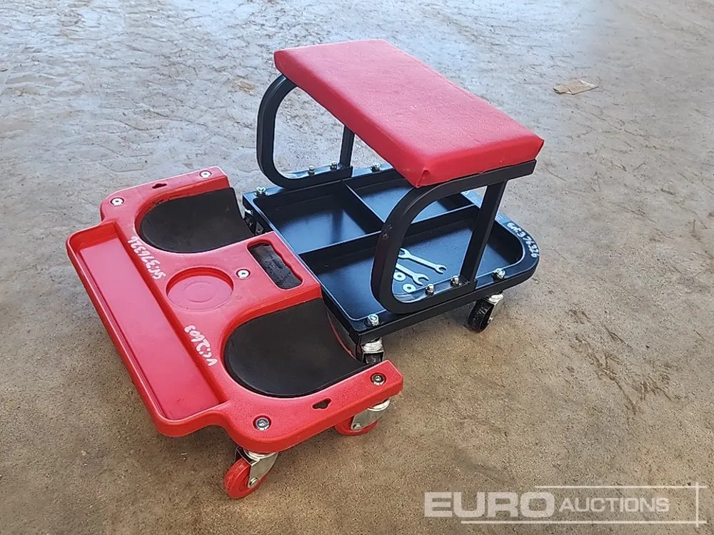 Unused Mechanic Stool & Knee Roller