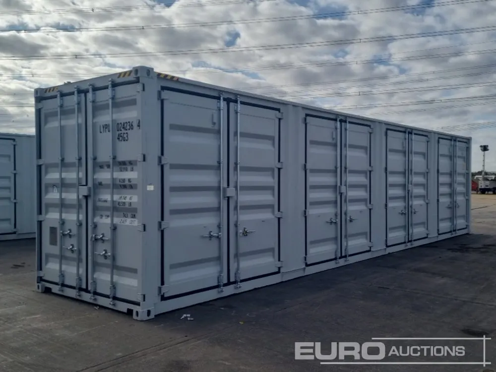 2026 40' x 8' Container, 4 Side Doors, End Door (Cannot Be Reconsigned)