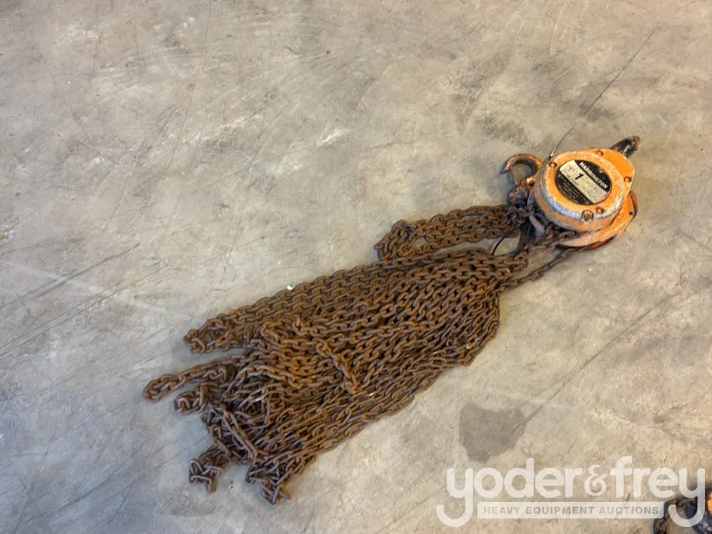Harrington CF4-746,1 Ton Chain Hoist