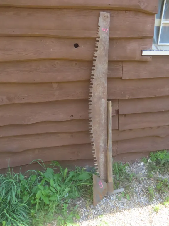 Antique Saw and Broad Axe