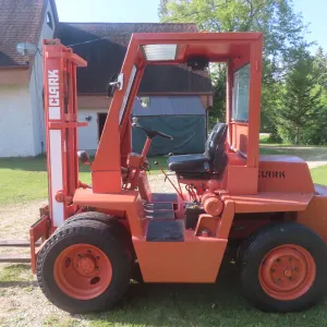 Clark All-Terrain Gas Forklift, 5000 Lb Capacity