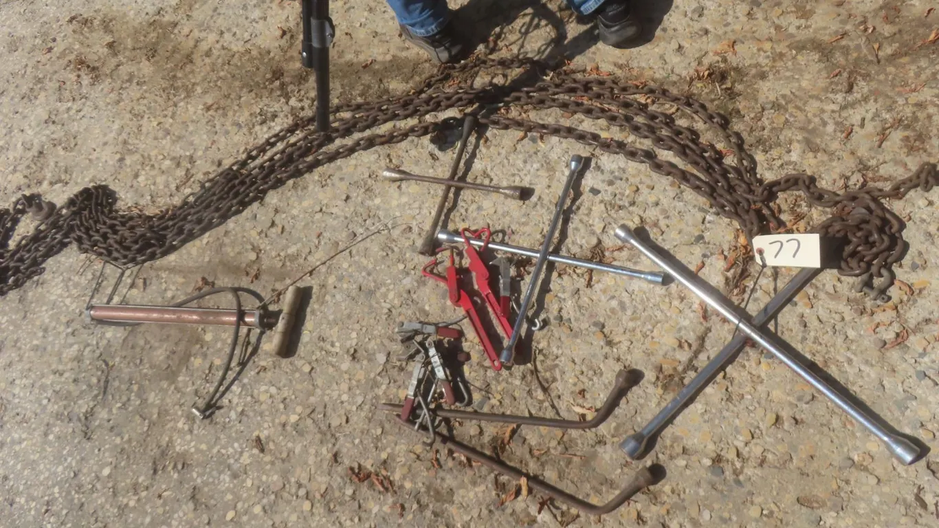 Chains, Hooks, Load Binders, and Tire Wrenches