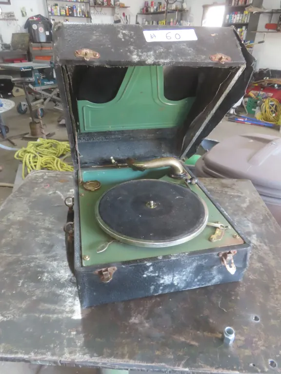 Antique Portable Gramophone