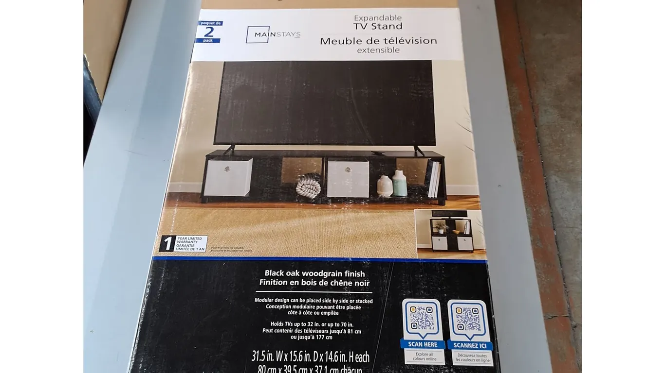 *Expandable TV Stand - Sealed, PICKUP ONLY