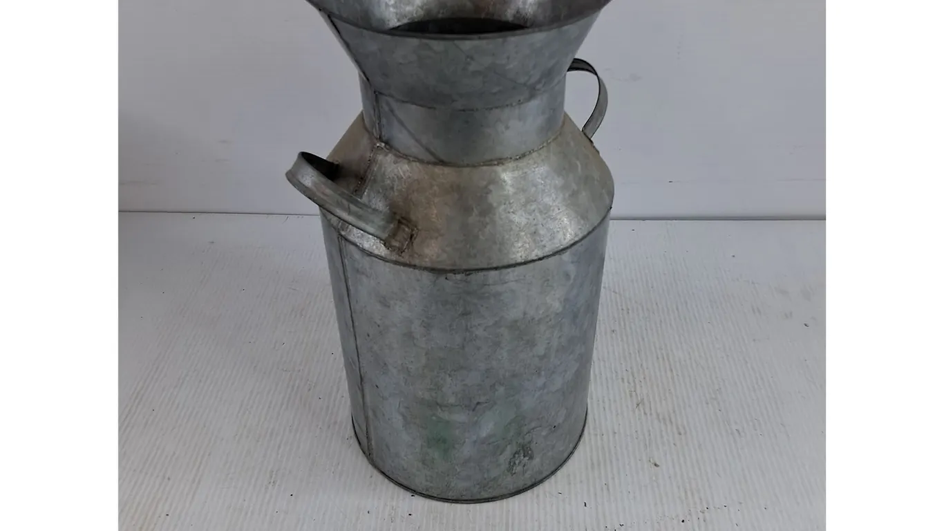 Galvanized Cream Can