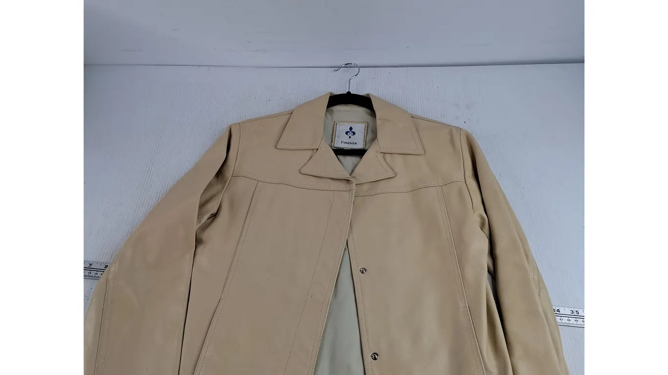*Firenze Faux Leather Jacket - Size S