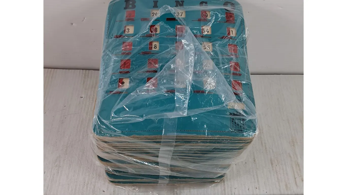 (15+) Sewn Cardboard Bingo Sheets