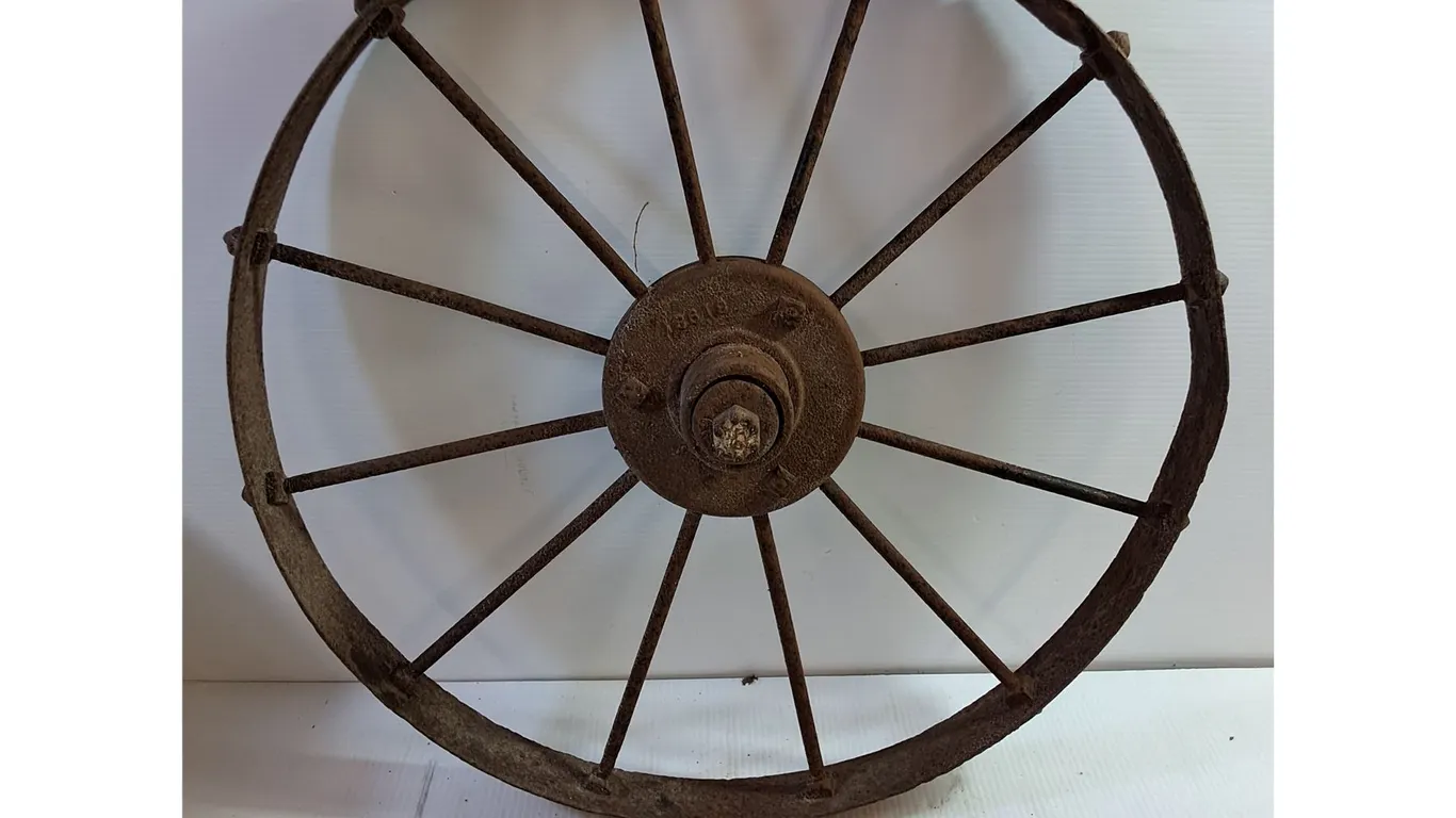 ** Antique Wagon Wheel 26" - Cannot Ship